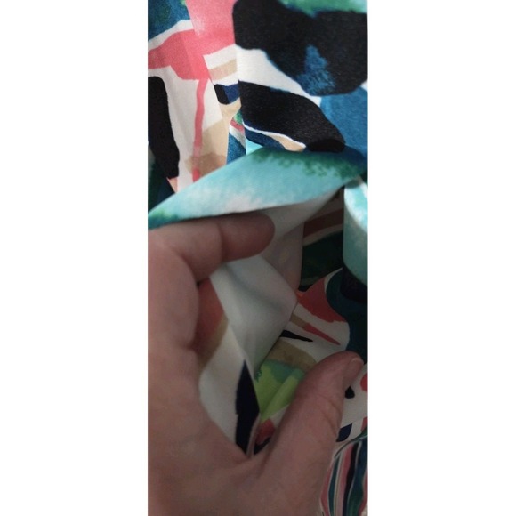 Vince Camuto Halter Neck Fit & Flare Dress  Sz 14 - Picture 3 of 5